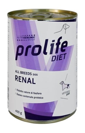Prolife Diet Dog Renal All Breeds Cibo Umido Per Cani Lattina
