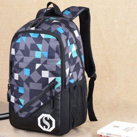 Rulle Rygsæk til Børn, Piger og Teenagere. Rulle Skoletaske med Hjul, Kasser, 18"