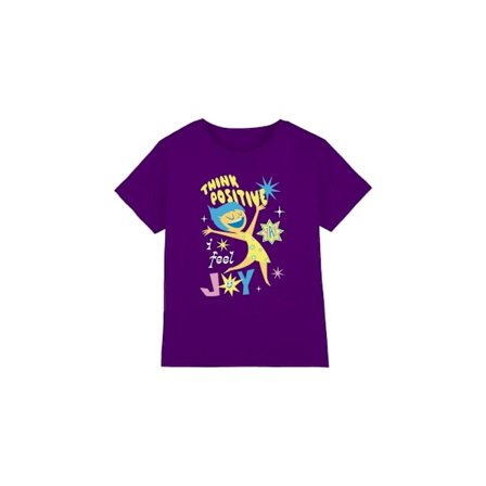 Insidan Ut 2 Barn/Kids Tänk Positivt Glädje T-Shirt 7-8 År