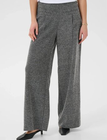 Kaffe Kaalba Wide Pants - Grey - 36