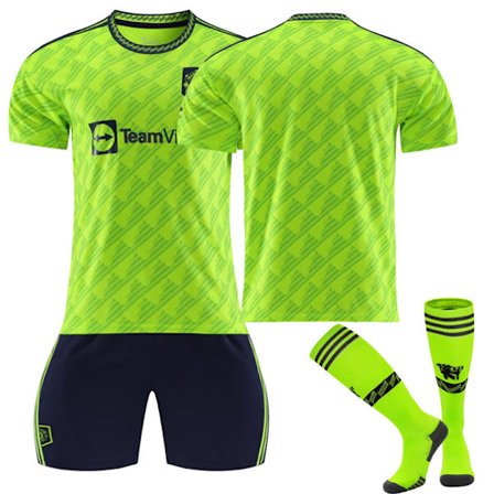 22-23 Manchester United Fodbold Away Træningstrøje RONALDO 7 Voksne Børn Comfort Fodboldtrøjer Unummereret