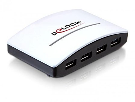 Delock USB 3.0 externer HUB 4 Port - hub - 4 porter