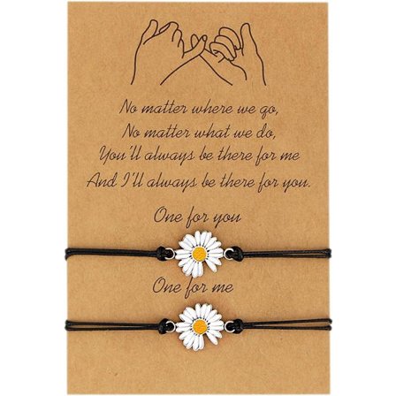 Armband Daisy Matchande Par Armband Vänskap Armband Mamma Dotter