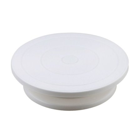 Kakeplate Rundt Kakebord HVIT