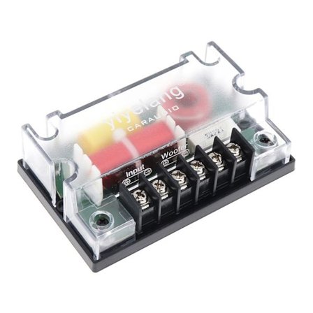 2-pakning 200W 2-veis delefilter passiv bilstereo høyttaler diskant delefilter