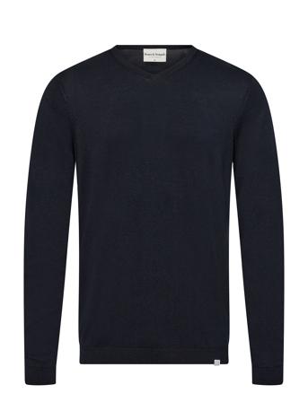 Bs Georg Regular Fit Knitwear Bruun & Stengade Navy
