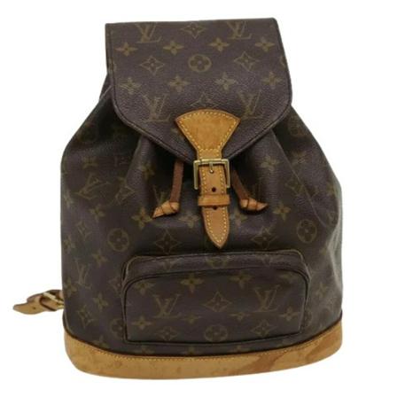 Louis Vuitton Vintage, Pre-owned Montsouris Bucket bag Bruin, unisex, Maat:ONE Size