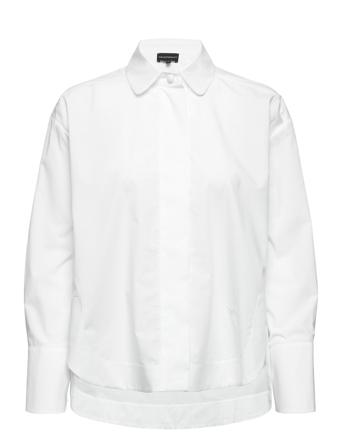 Shirt Pitkähihainen Paita Valkoinen Emporio Armani