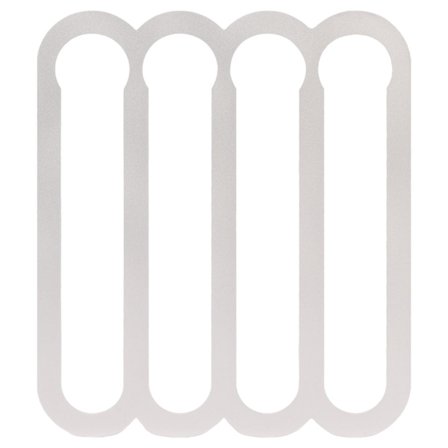 Kaffekapsel Väggställ Silver Aluminiumlegering Monterad Förvaring för Kök Vardagsrum Rymmer 20 Kapslar