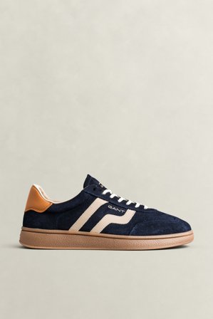 GANT Herren Cuzmo Sneaker aus Veloursleder (46) Marineblau