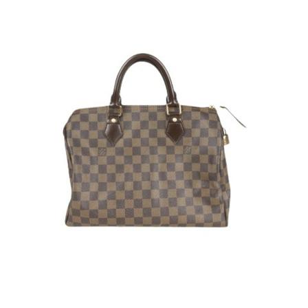 Louis Vuitton Vintage, Pre-owned Leather Speedy Bruin, Dames, Maat:ONE Size