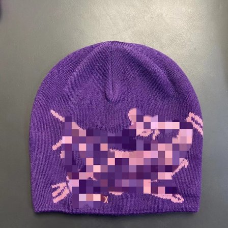 Strikket hue til mænd, afslappet varm vinterhue til ski