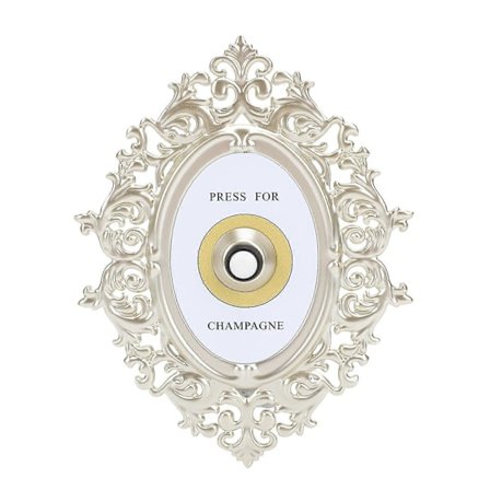 Tryck för Champagne Knapp Metall Dekorativ Fransk Stil Retro Champagne Knapp för Hem Hotell (FMY)