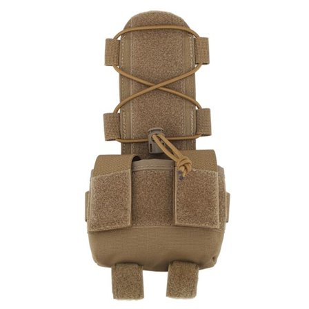 Hjälm Batteri Mörkerseende Förvaringsficka MK2 Brun Ögla Stretch Snöre Organizer