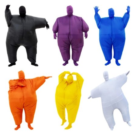 Oppblåsbar Halloween-kostyme for hele kroppen