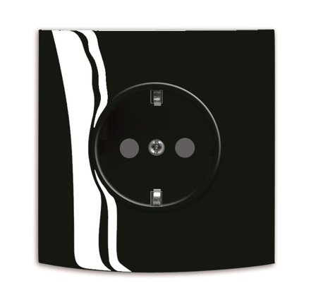 ABB Busch-triton 2013-0-5258 Uttag KNX Svart, Strömbrytare & vägguttag