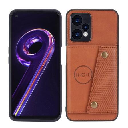 Skal med Kortfack - OnePlus Nord CE 2 Lite 5G Ljusbrun