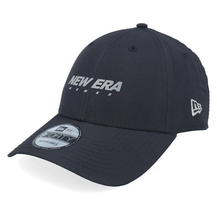 New Era - Svart adjustable Caps - Ne Tech 9FORTY Black Adjustable @ Hatstore