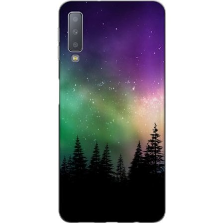 Kompatibelt Mobildeksel til Samsung Galaxy A7 (2018) Nordlyset