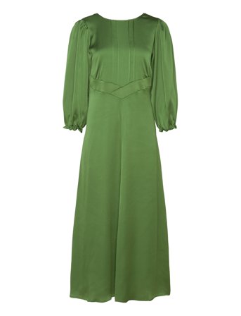 Acaciabblulla Dress Green Bruuns Bazaar