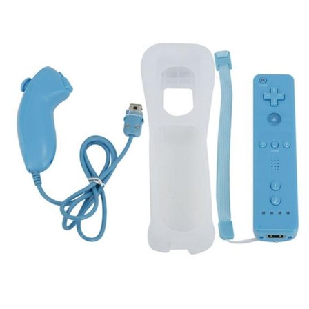 För Nintendo Wii/Wii U Joystick Wireless Remote Gamepad BLÅ
