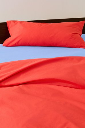 Jotex - Putetrekk 50x90 Cm Økologisk Tomatrød - ZACK - Kjøp Putevar hos Jotex