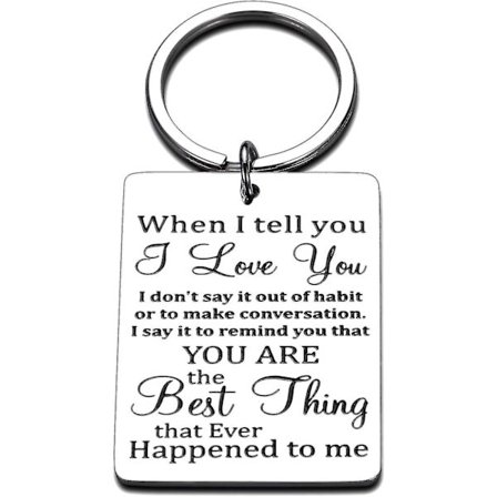 Jeg elsker dig gaver til ham hende nøglering til kæreste kone fra mand par nøgleringe til kæreste julegave valentinsdag smykker til
