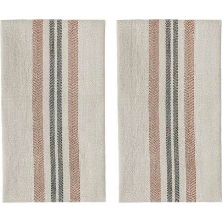 Oyoy living design Linu kökshandduk 2-pack, caramel | Inredning > Textil > Produkter av Lin > Kökshandduk | Bagaren och Kocken