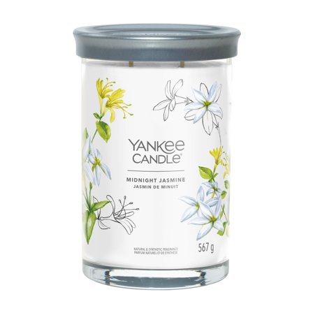 Yankee Candle Signature Tumbler Candles Midnight Jasmine 567g - Candela Profumata