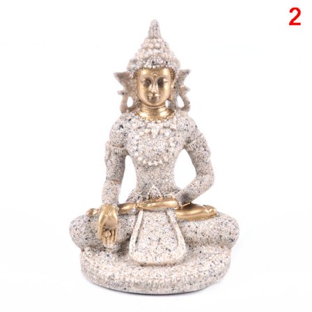 Buddha-statuer Sandstein Thailand Buddha-skulptur Fengshui Fig