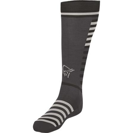 Norrøna Lyngen Light Weight Merino Socks Long Unisex ski socks Black 37-39