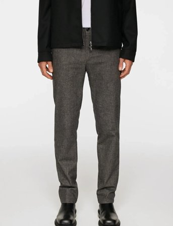 J. Lindeberg Ched Micro Pattern Pants - Grey - 31-34