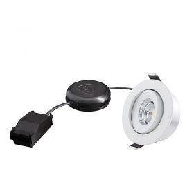 Designlight P-007MW30D Downlight 6,8 W, hvit 3000 K, Belysning