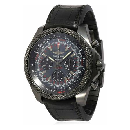 Breitling Pre-owned, Pre-owned Breitling Bentley B06 Mb 061113 /be 60 Men& Watch In Black Steel Zwart, unisex, Maat:ONE Size