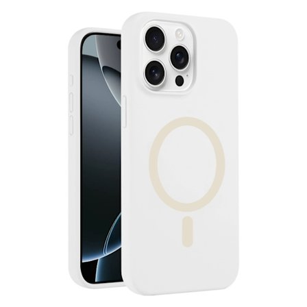 iPhone 16 Pro Max Pure Color Liquid Silicone MagSafe Skal