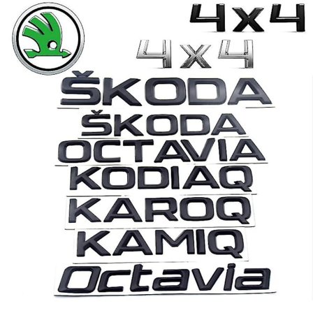 Metall 3D Bokstaver Emblem Logo Bil Bakluke Badge Klistremerke Fo