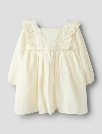 Lil'Atelier Nmfroso Ls Dress Lil - Cream - 104