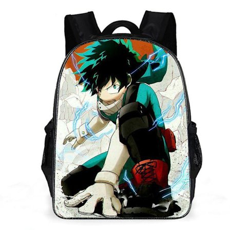 My Hero Academia skolryggsäck My Hero Academia skolryggsäck för grundskolan och universitetet herr- och damryggsäck för barn -D6 My Hero Academia 05