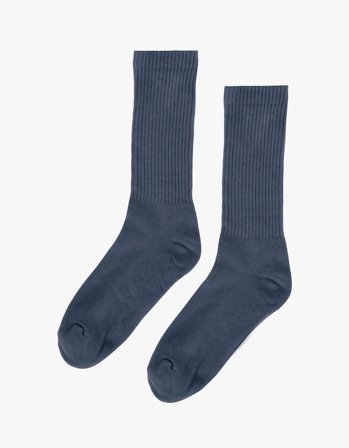 Organic Active Sock - Petrol Blue - 36-40