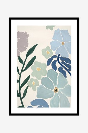 Malerifabrikken - TauluThis Season 1, Musta kehys - Sininen - Taulut - - Homeroom