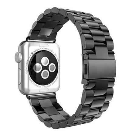 Apple Watch serie 4 40mm luksus rustfrit stål - helt sort