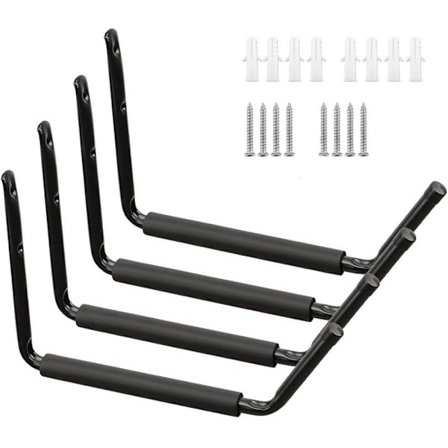 Kajak opbevaringsstativ, Heavy Duty Garage Hangers, vægmontering eller D