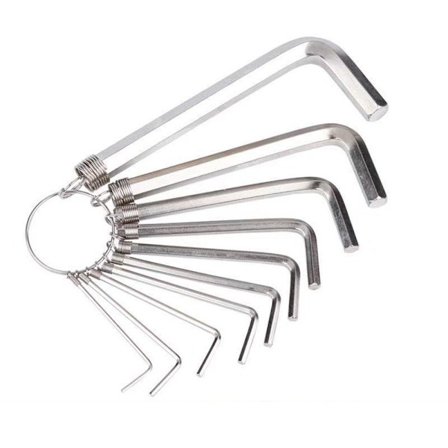 8/10 kpl kuusioavain kuusioruuvimeisseli 10 kpl / SET 10 kpl / set