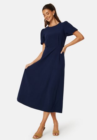 BUBBLEROOM Linnea Maxi Dress Dark blue Klær