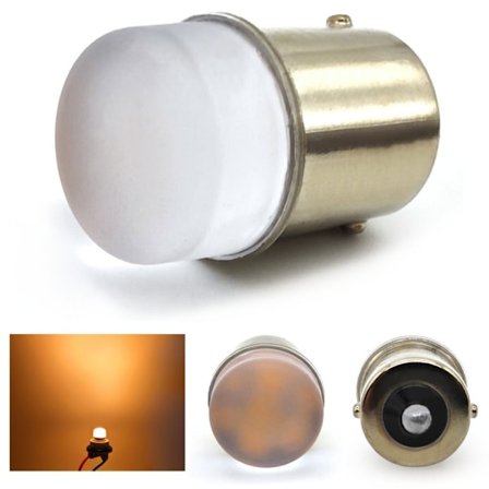 2 st P21W LED-lampa R5W, R10W, BA15S 12-18V CANBUS orange 900lm