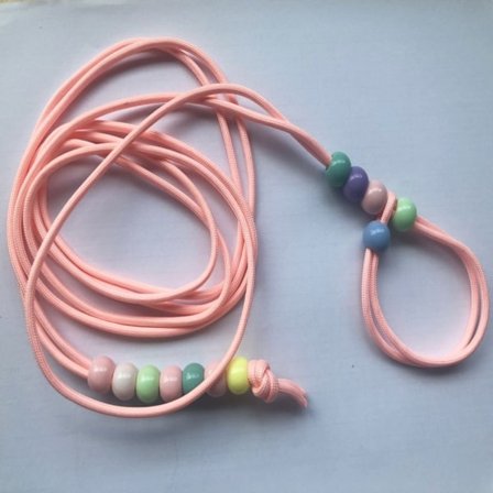 2stk Lizard Trekktau Reptil Lysende Belte ROSA