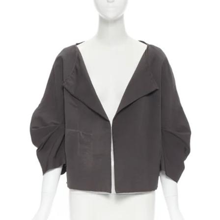 Marni Pre-owned Pre-owned Polyester outerwear , Grijs , Dames , Maat: L Vintage Jassen