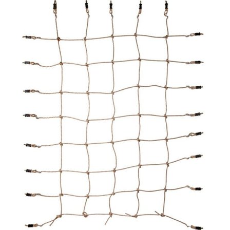 Kiipeilyverkko pienille jaloille koukuilla