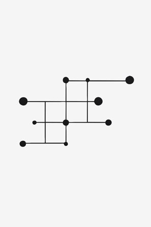 Hanah Home - Metallinen seinäkoukku - Bertha - Musta - Piensäilytys - - Homeroom