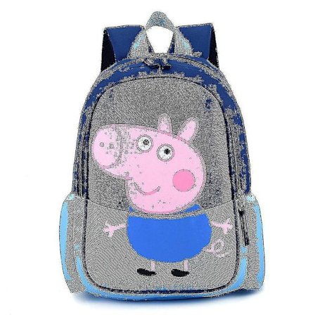 Barnväska Tecknad Ryggsäck Pig Baby Kindergarten Skolväska